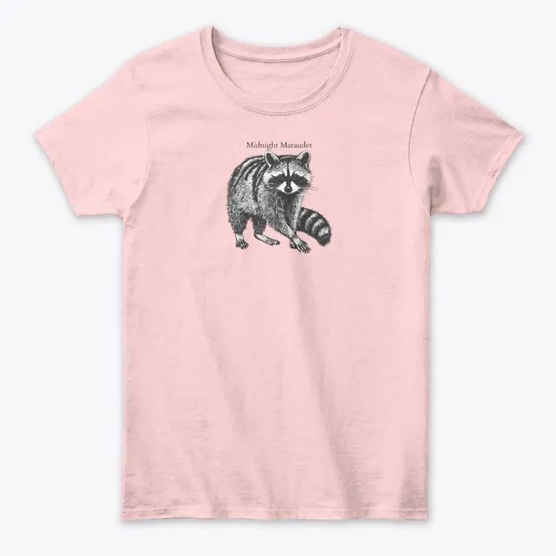 Raccoon Tee, Funny Animal Lover T-Shirt